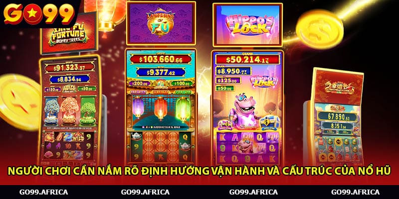 Người chơi cần nắm rõ định hướng vận hành và cấu trúc của nổ hũ 